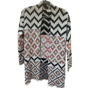 Debut‎ Dreamers colorful cardigan Sz Sm.